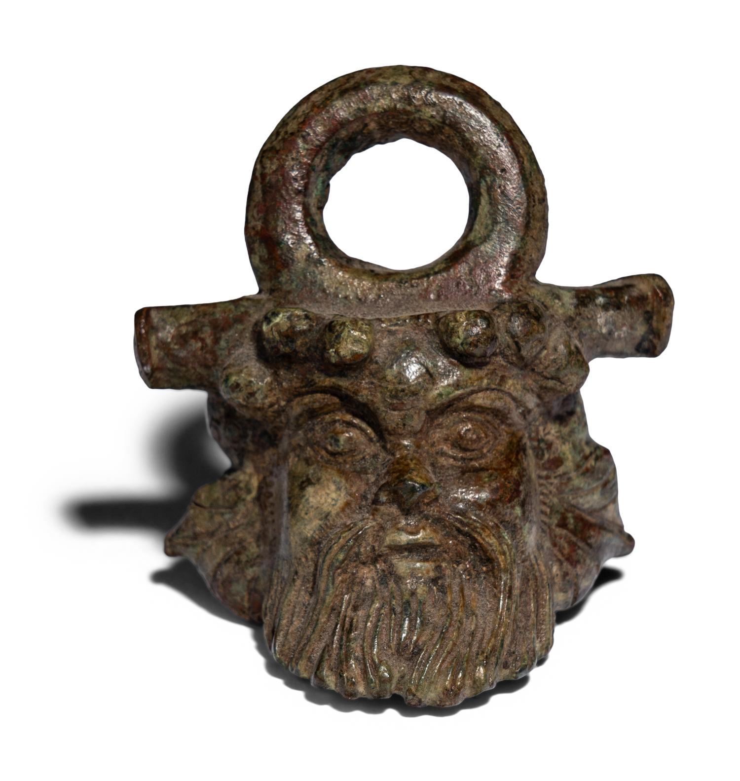 A Roman Bronze Silenus