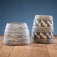 Mesa Verde, Black-on-White Pottery Mugs