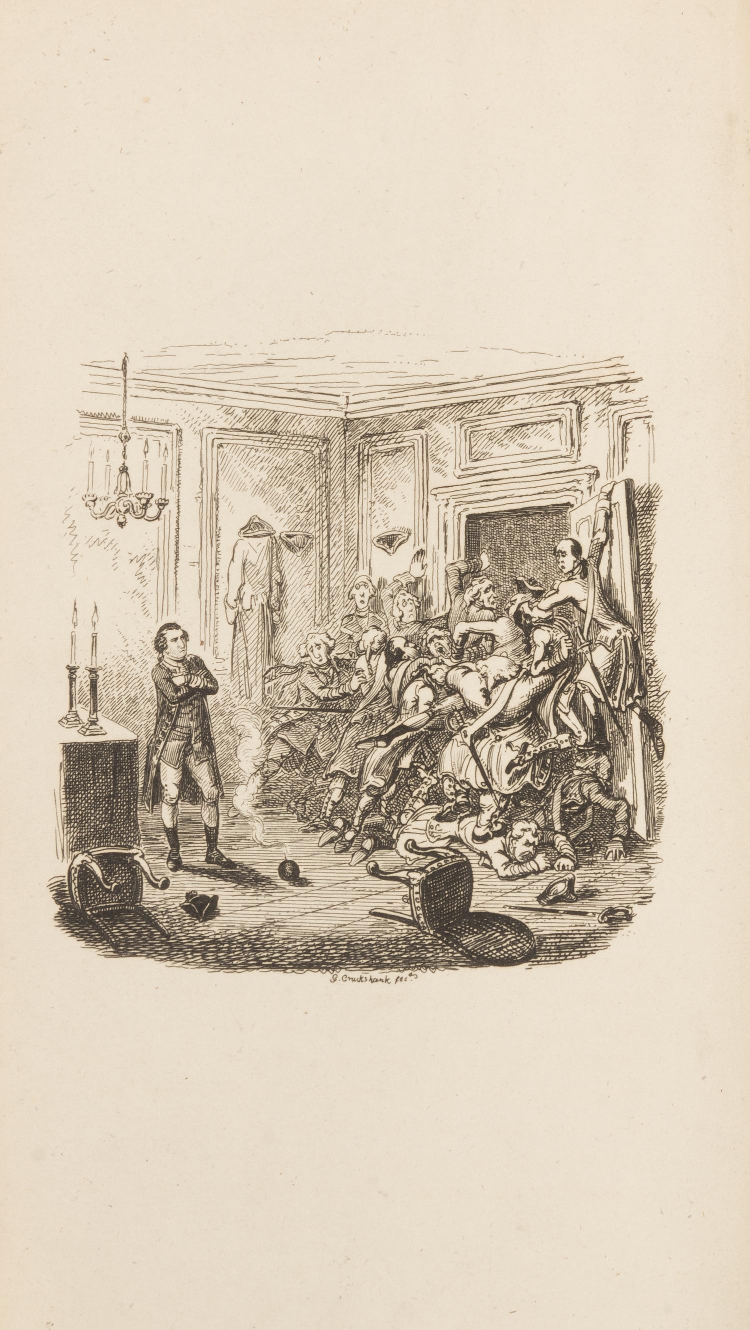 CRUIKSHANK, George (1792-1878). Points of Humour; Illustrated. London: C. Baldwyn, 1823-1824. FIRST EDITION.