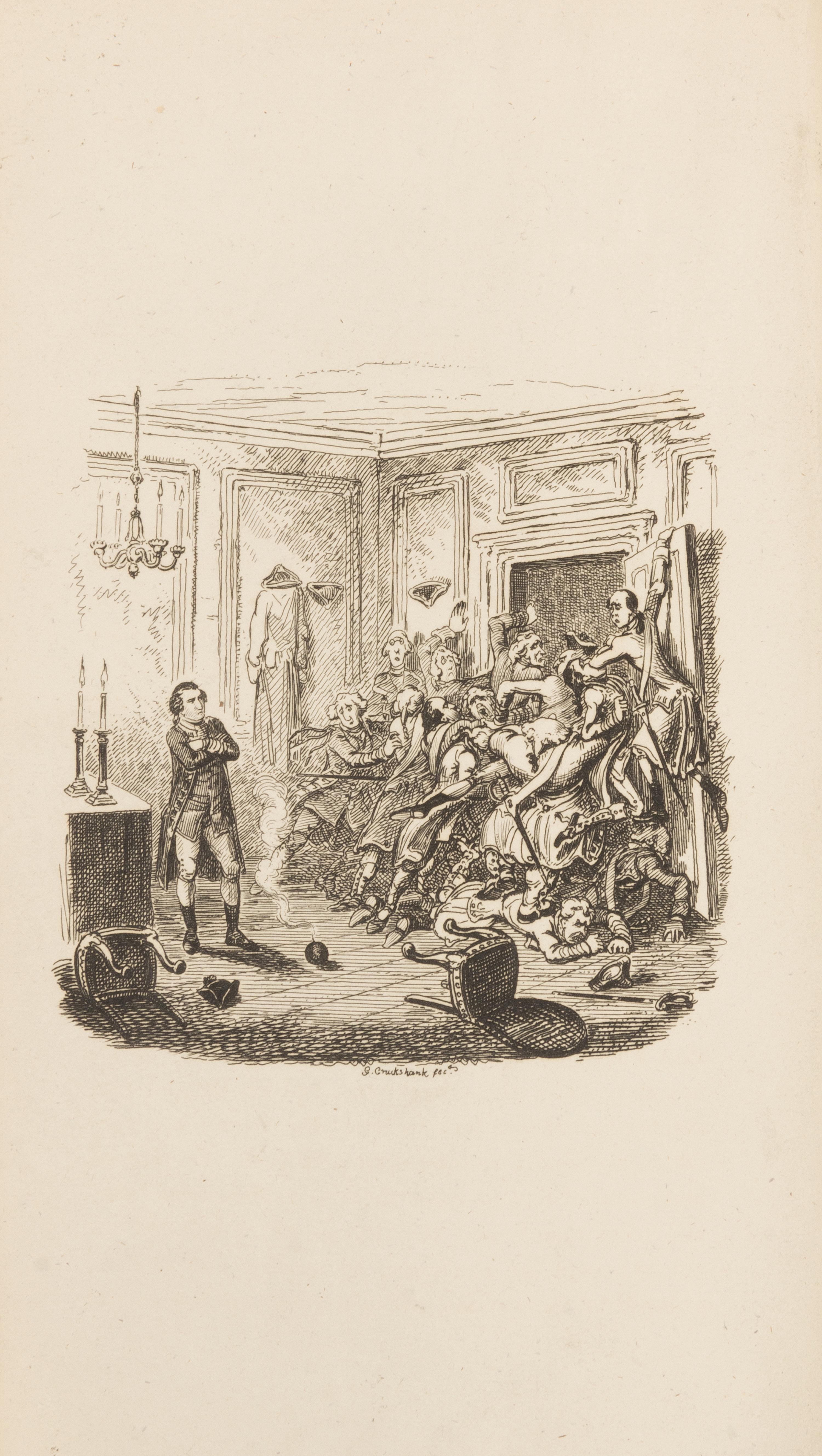 CRUIKSHANK, George (1792-1878). Points of Humour; Illustrated. London: C. Baldwyn, 1823-1824. FIRST EDITION.