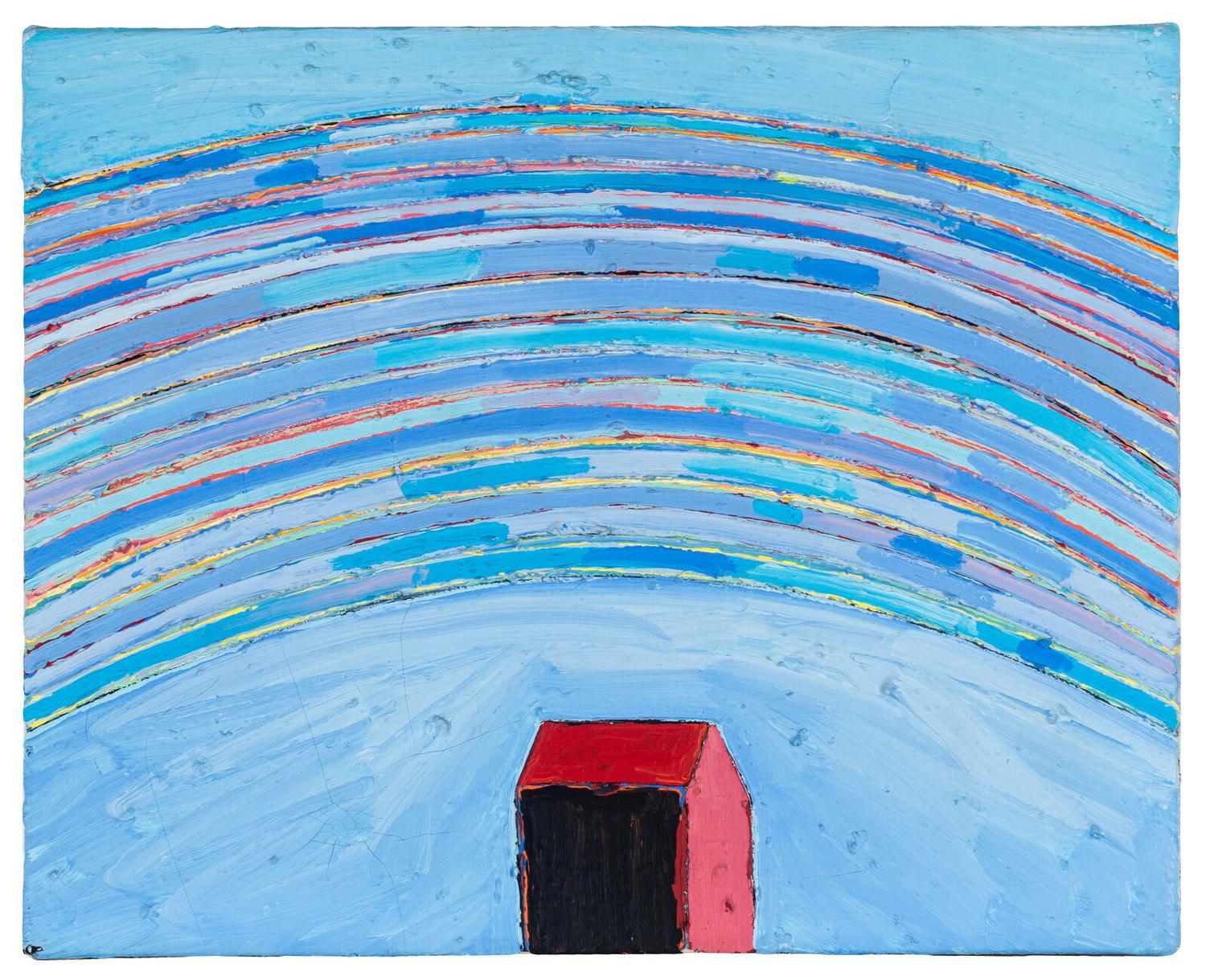 Boatman William Hynes in a Boat Key Largo, FL , 1990, and Rainbow House (two works)