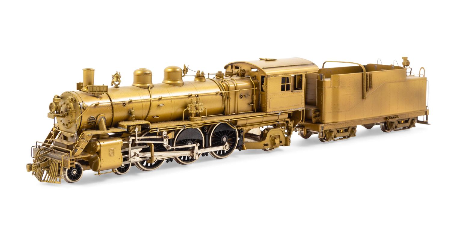 A United Scale Models Brass HO-Gauge 4-6-2 Locomotive and Tender