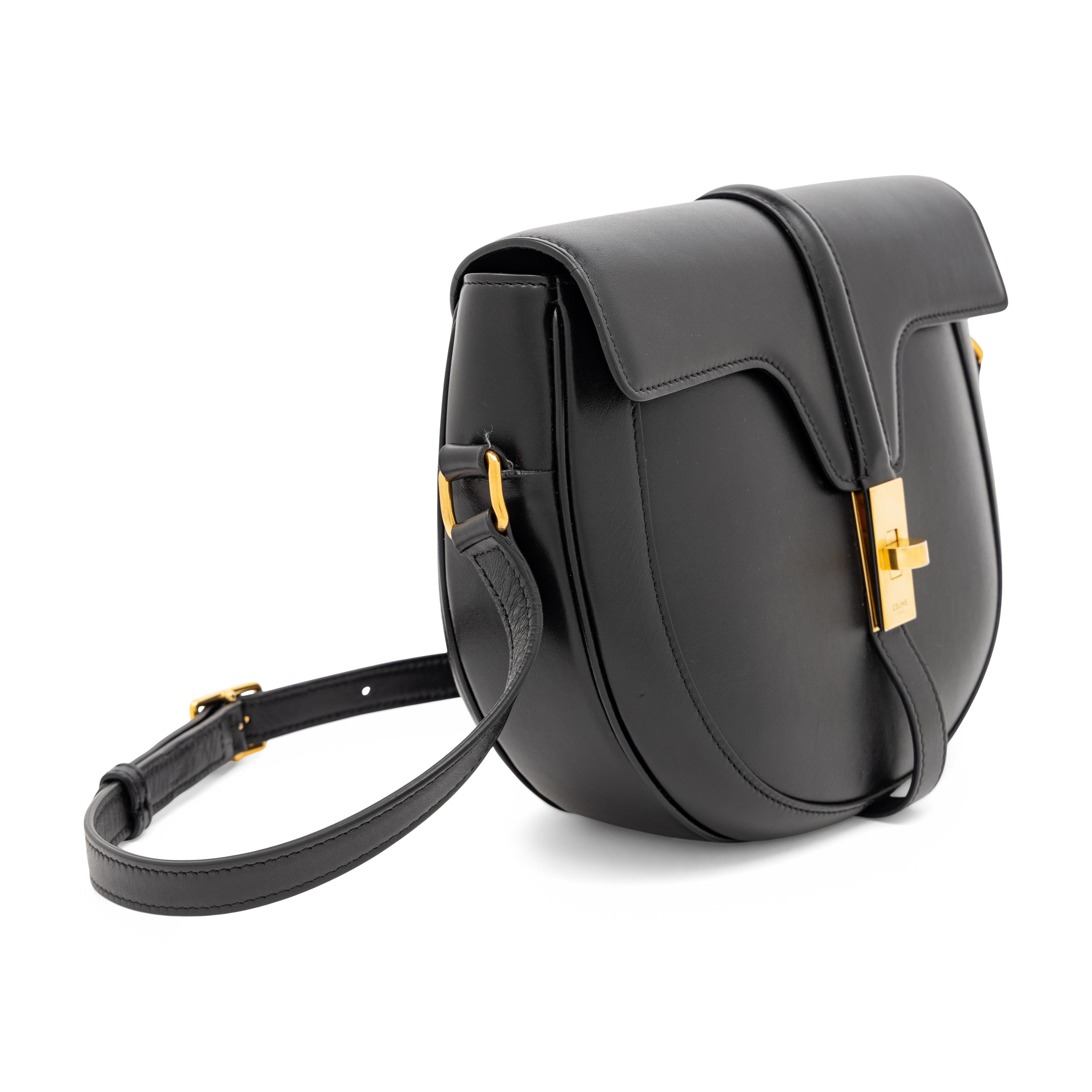 Celine, Medium Black Besace 16 Bag
