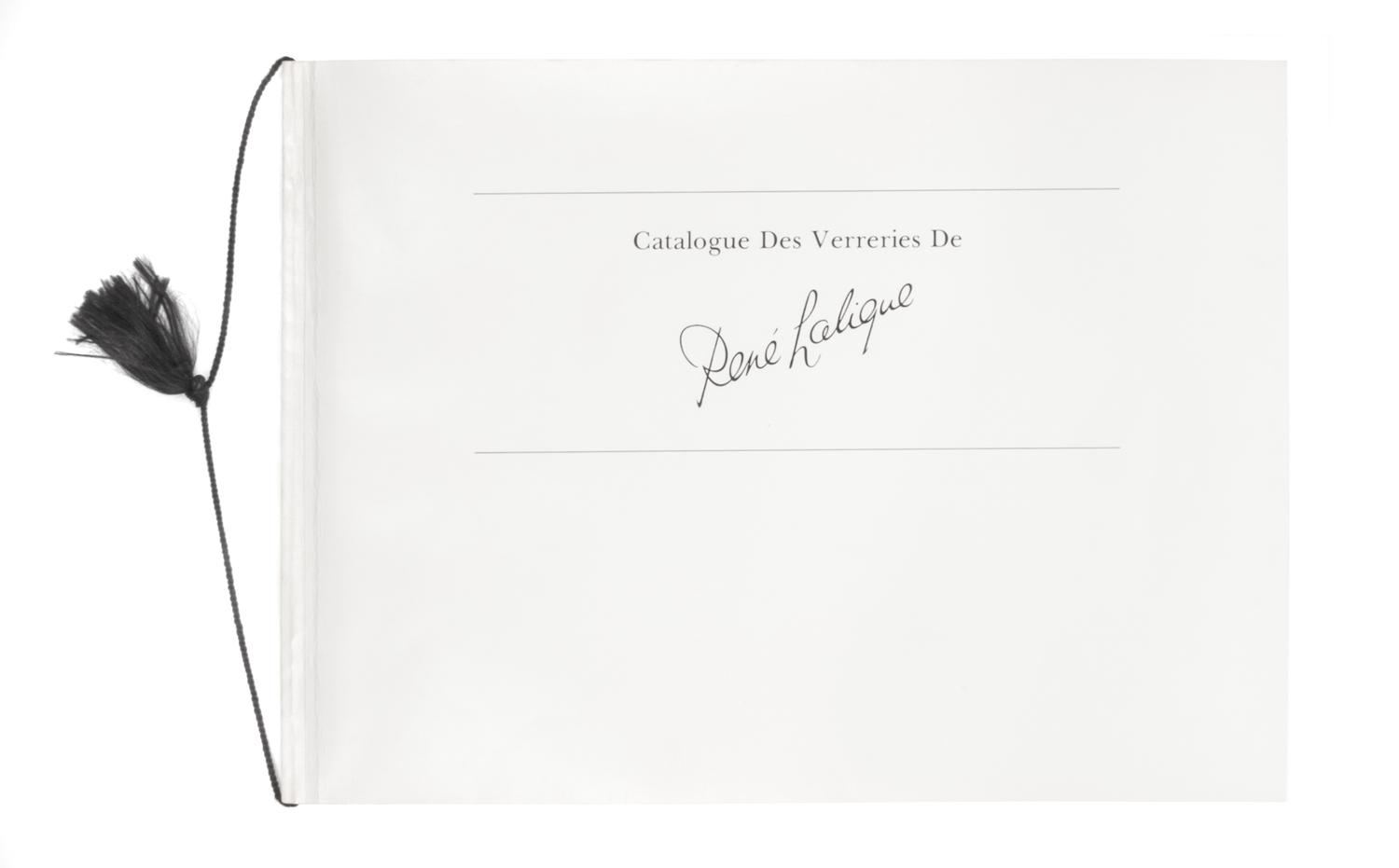 Catalogue Des Verreries De Rene Lalique