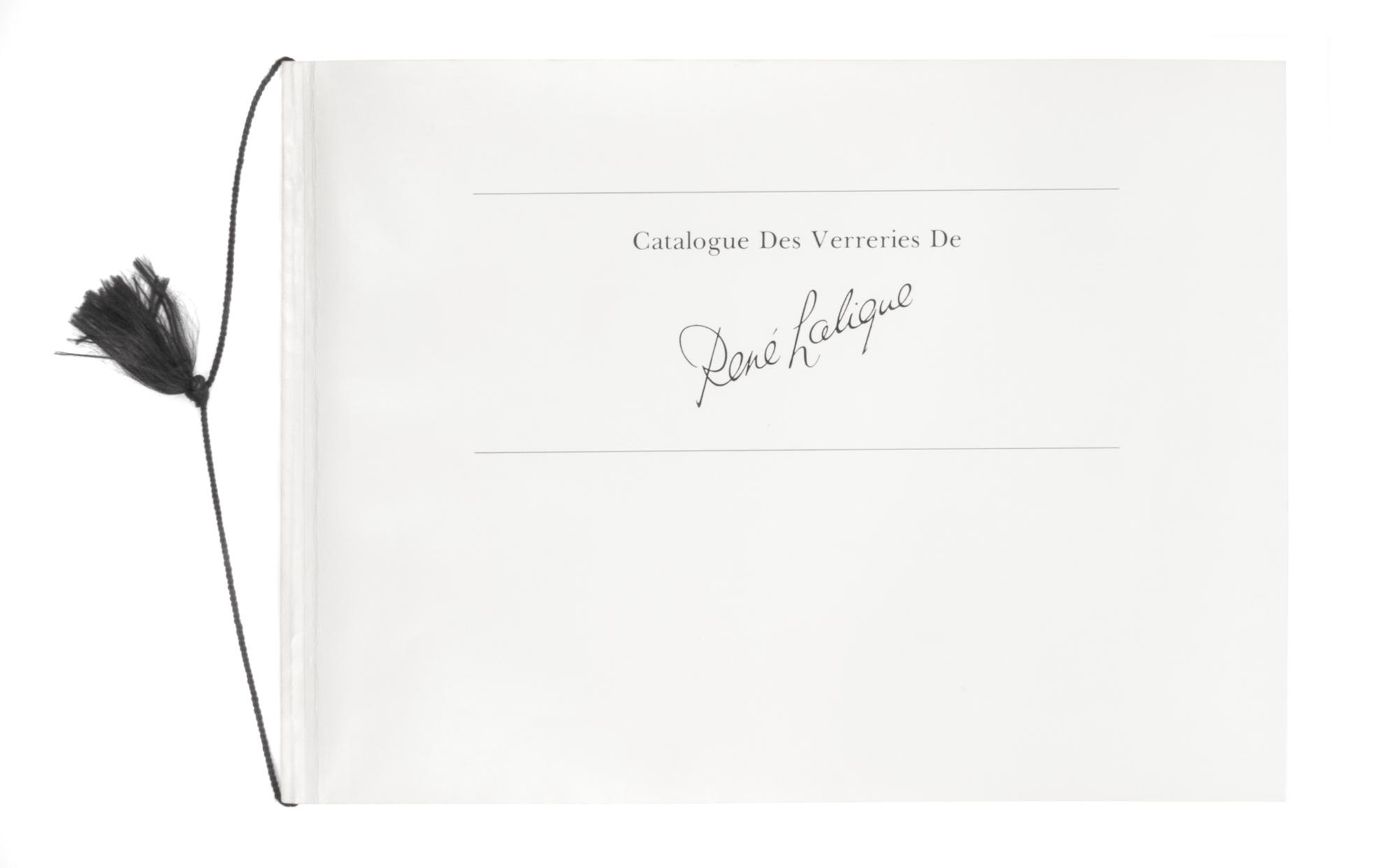 Catalogue Des Verreries De Rene Lalique