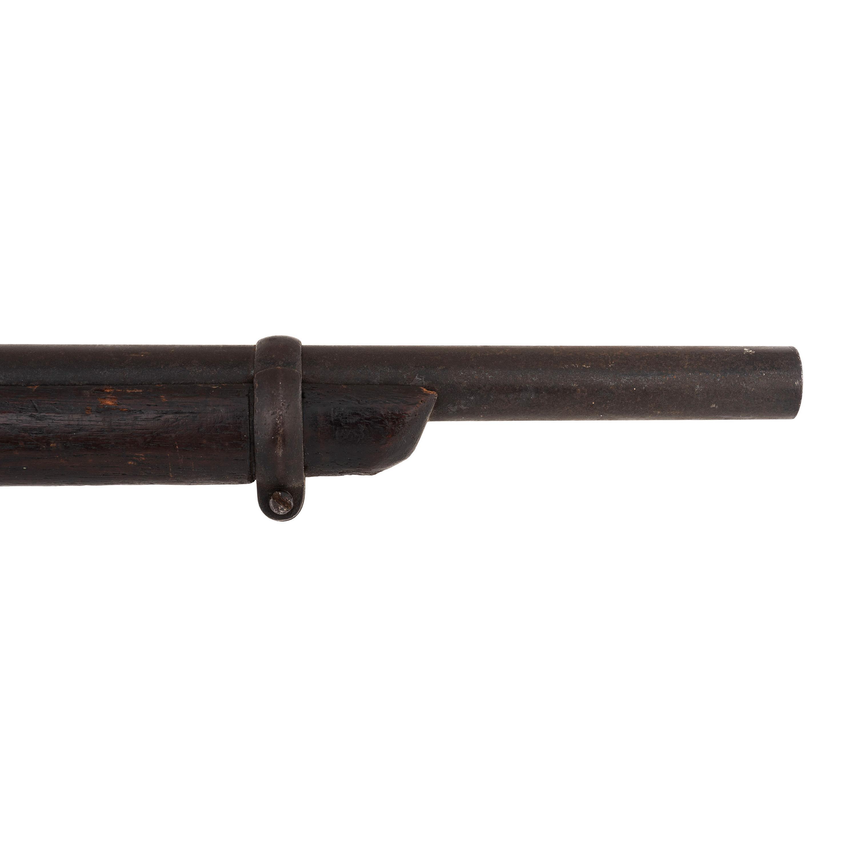 Period Shortened Native Used British Pattern 1853 Enfield Rifle Musket