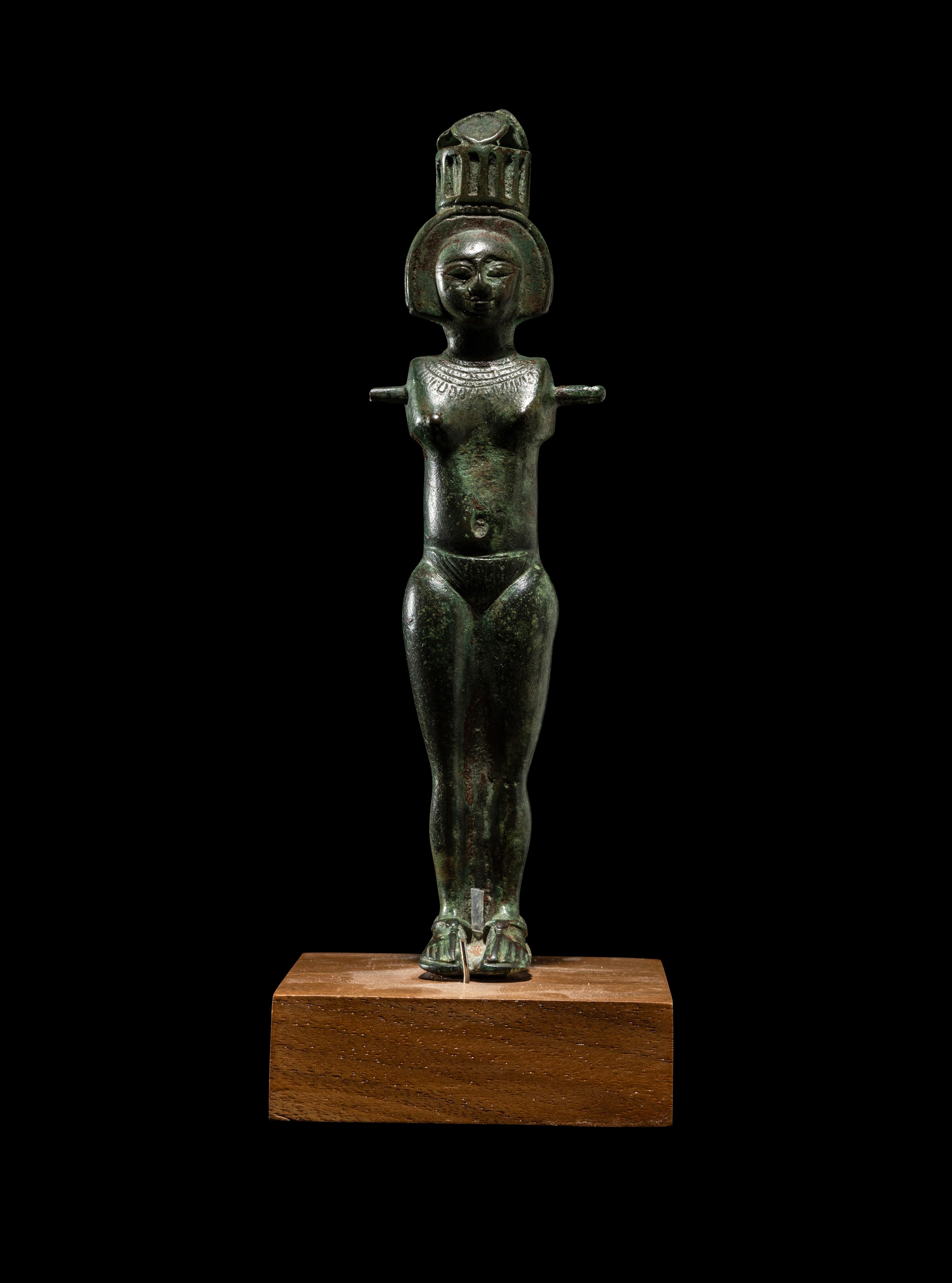 An Egyptian Bronze Goddess