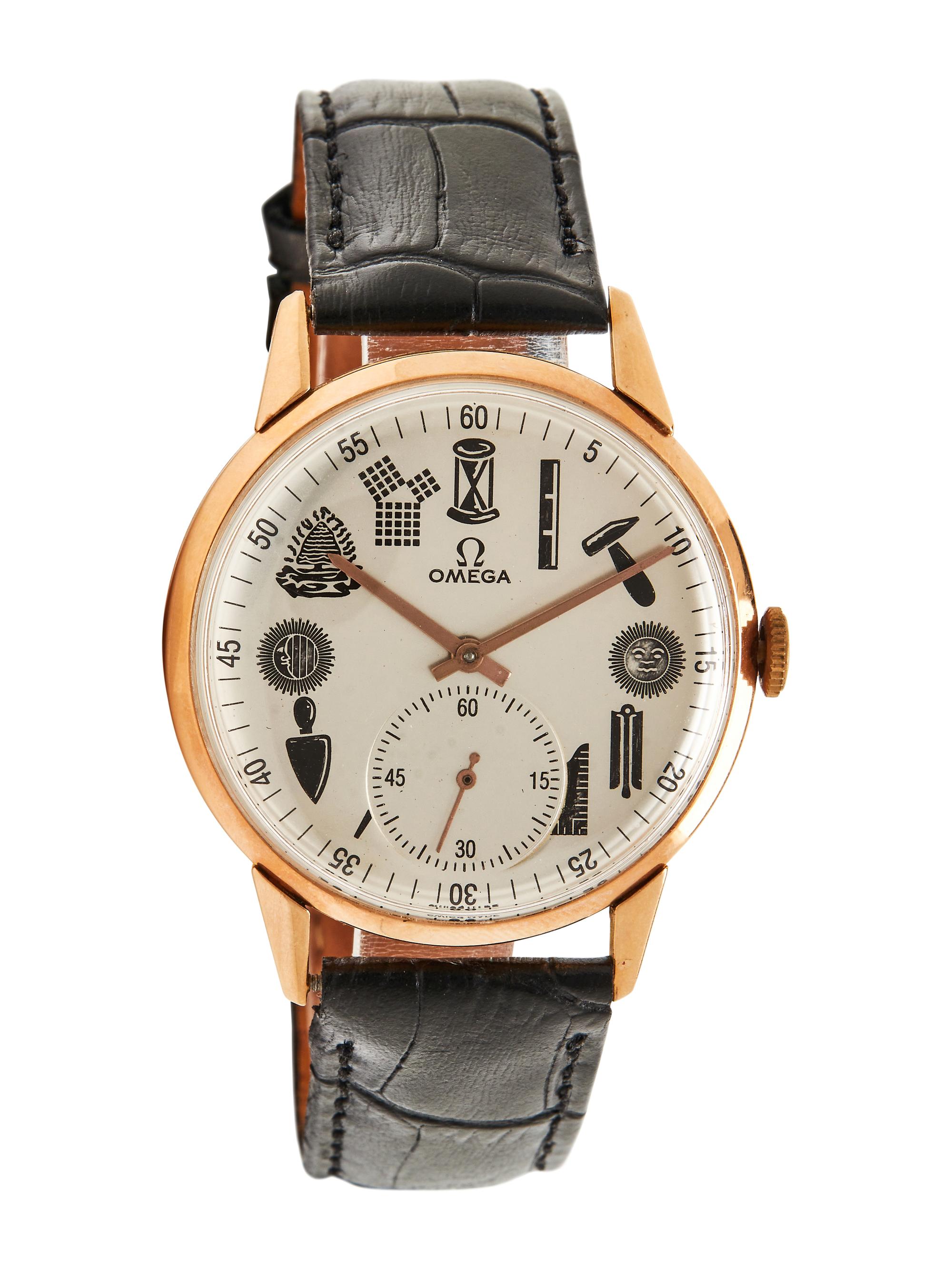 OMEGA, 18K ROSE GOLD WATCH