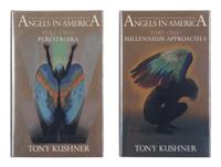 KUSHNER, Tony (b. 1956). Angels in America: Part One: Millennium Approaches [and] Part Two: Perestroika . New York: Theatre Communications Group, 1993-1994.