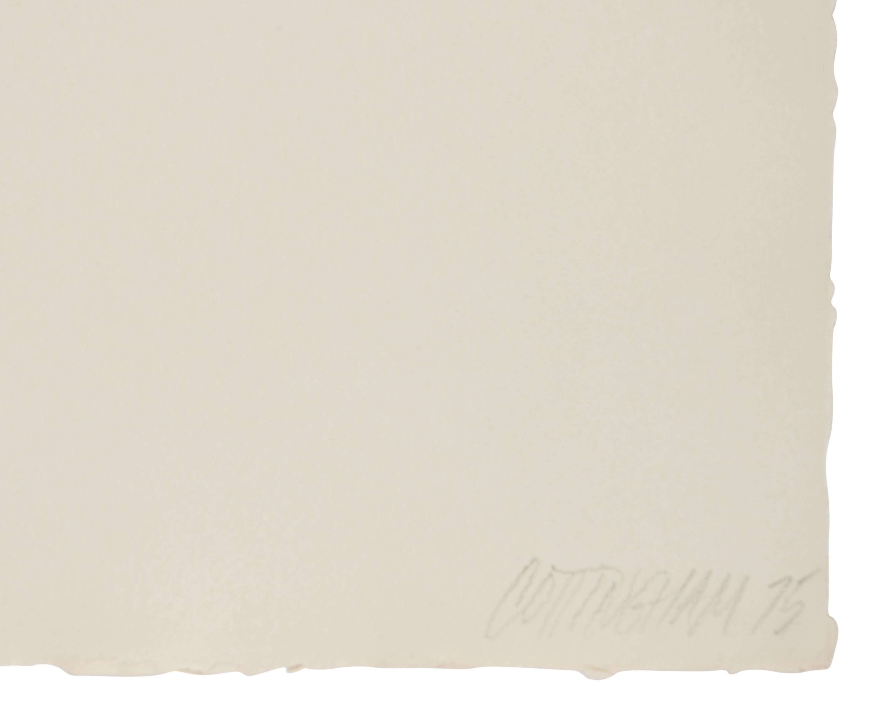 Landfall Press Etching Portfolio (complete portfolio of 6), 1975 Including works by Robert Cottingham, Claes Oldenburg, Philip Pearlstein, Christo, William Allen, and William T. Wiley.