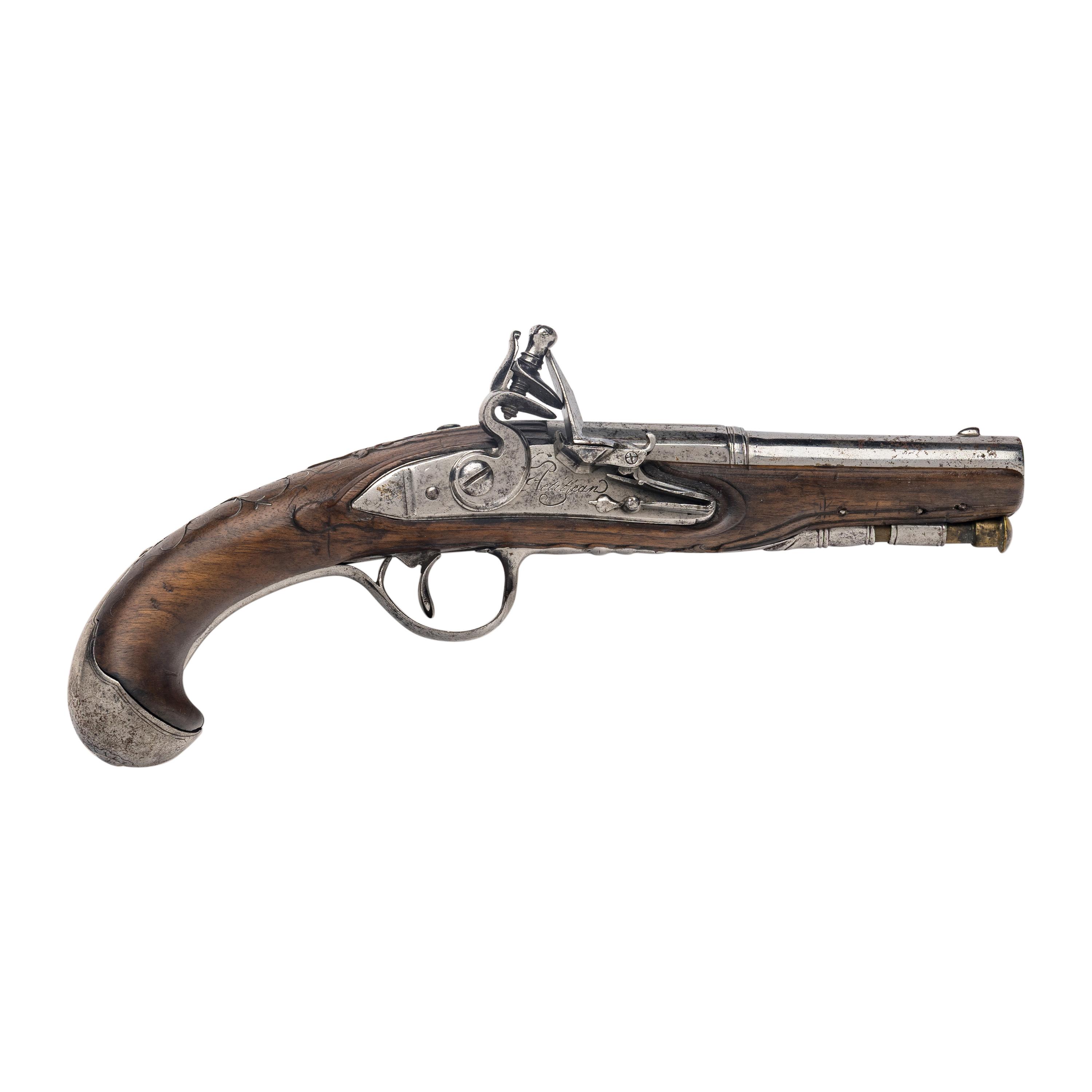 A Belgian Flint-Lock Pistol