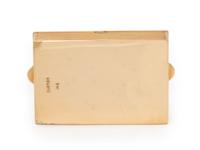 CARTIER, YELLOW GOLD PILL BOX