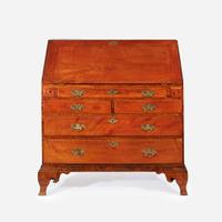 A Chippendale figured maple slant-front desk Octorara area, Chester County, PA, circa 1775