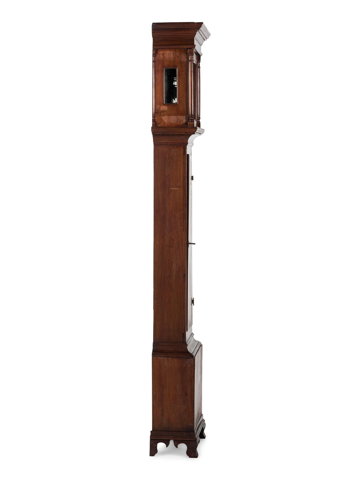 A William and Mary Walnut Tall Case Clock