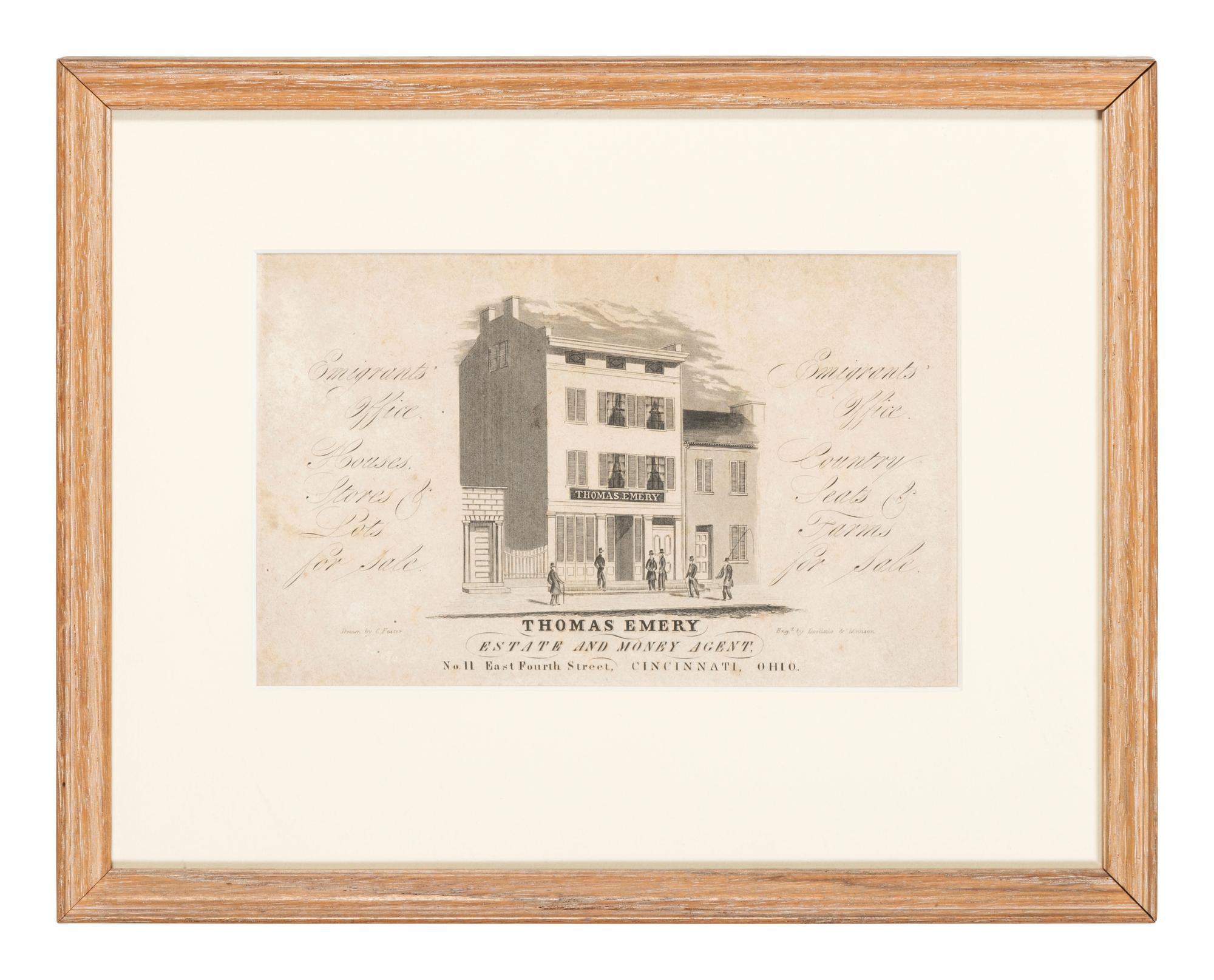 Six Cincinnati Engravings by Doolittle & Munson