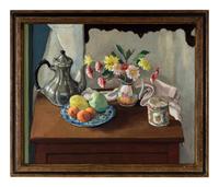 Untitled (Still Life with Flowers and Teapot)