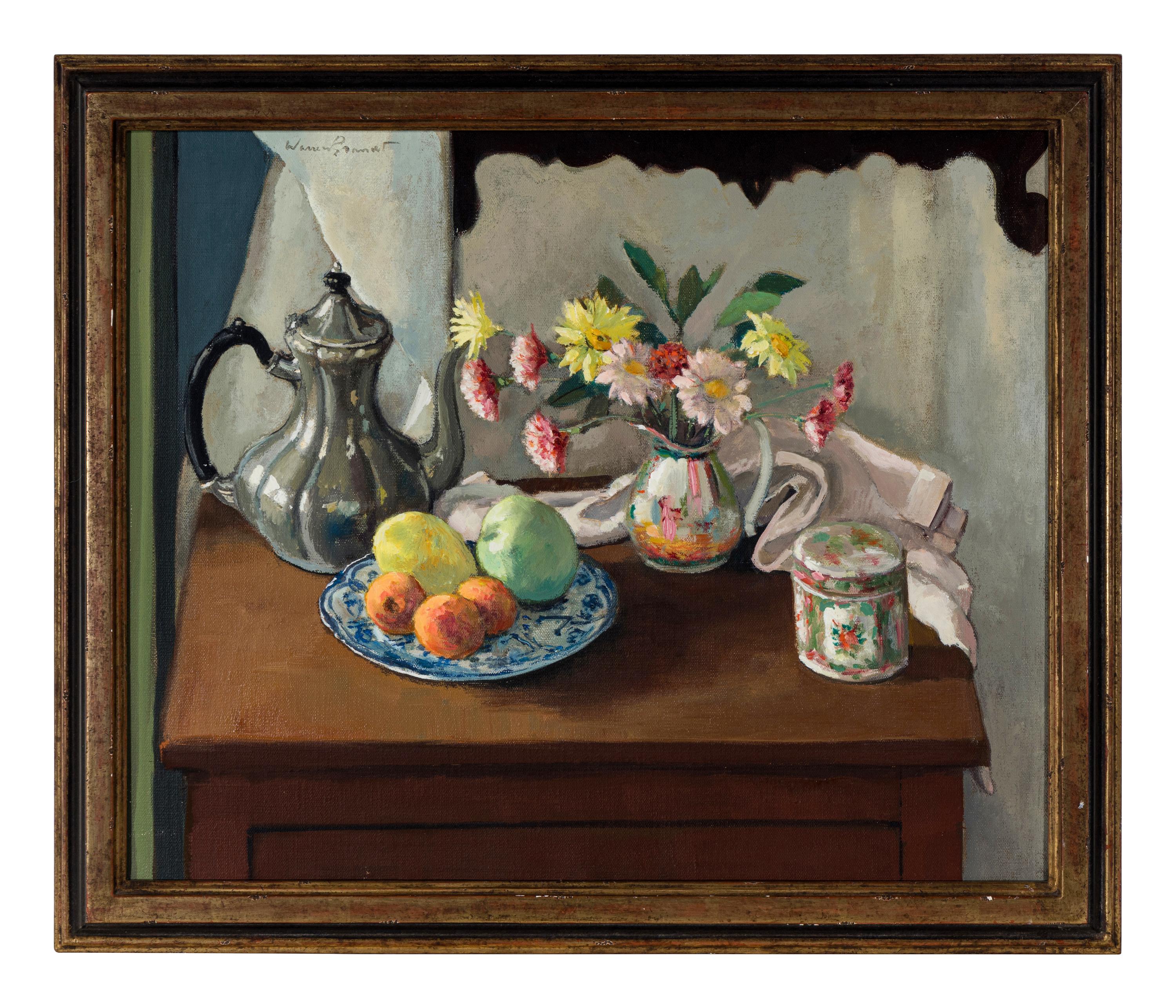 Untitled (Still Life with Flowers and Teapot)