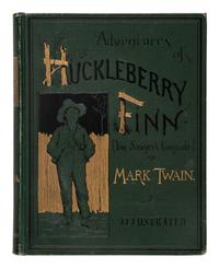 CLEMENS, Samuel Langhorne ("Mark Twain") (1835-1910). Adventures of Huckleberry Finn . New York: Charles L. Webster and Company, 1885.
