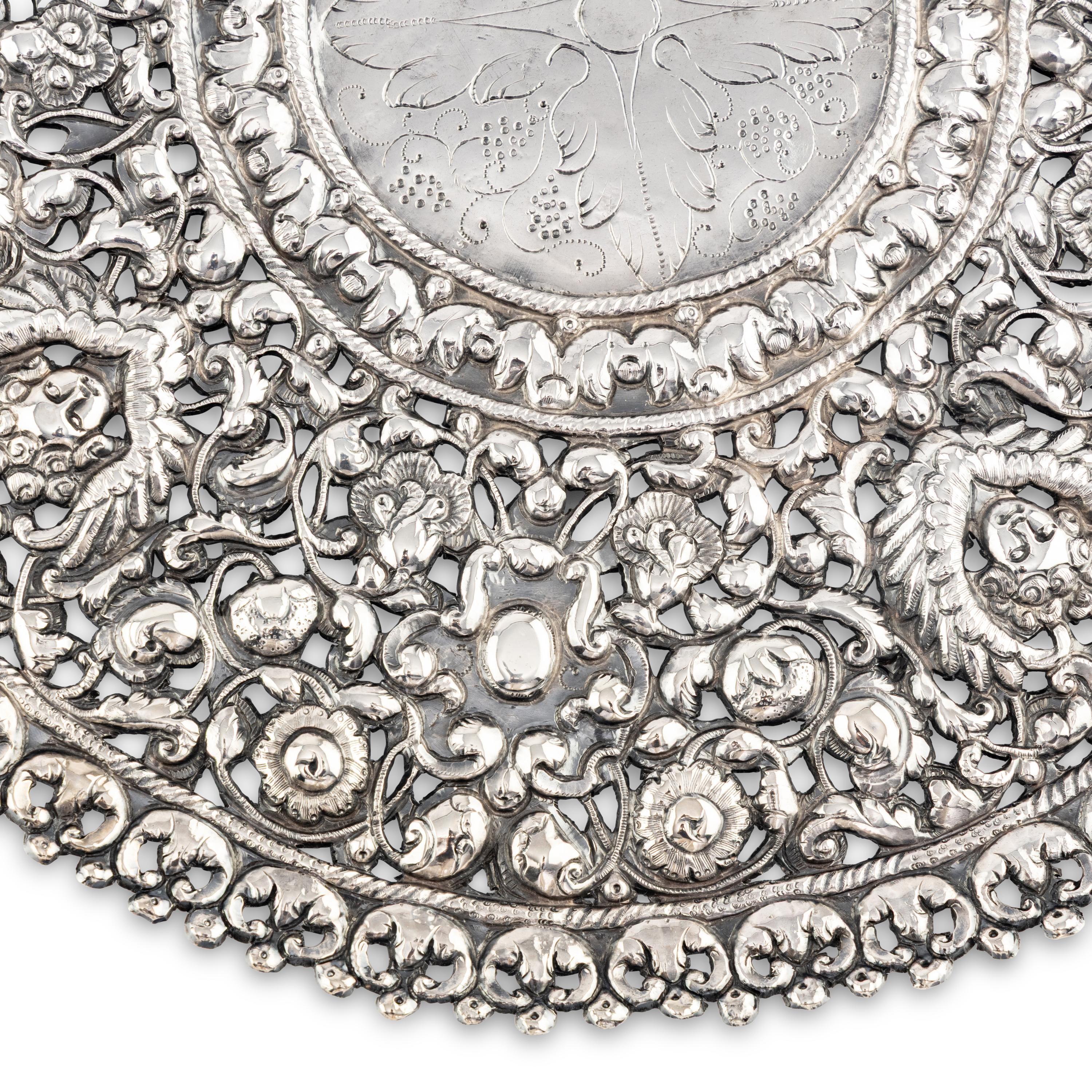 Two Similar Spanish Colonial Silver Halos