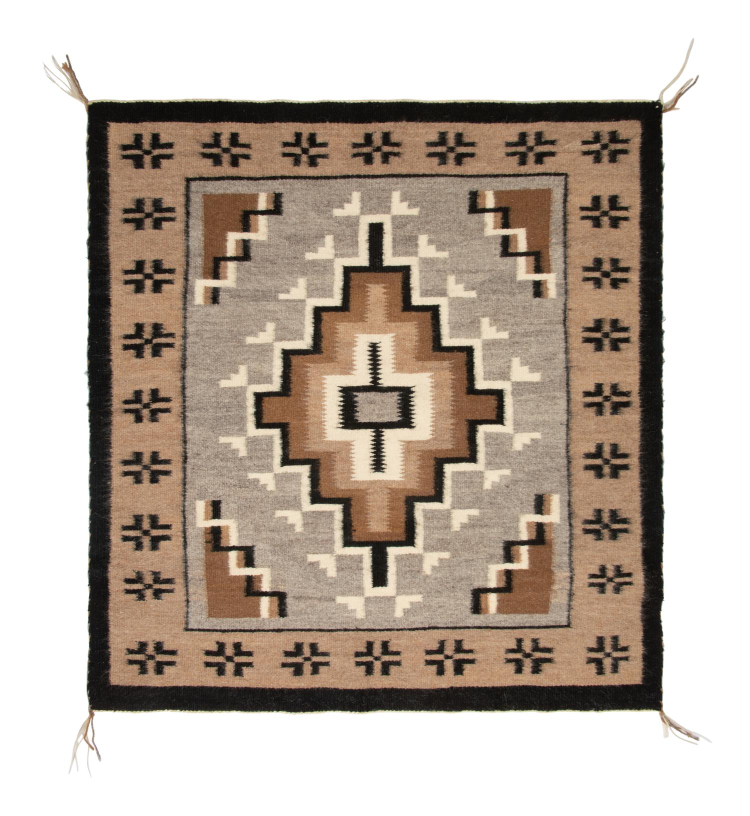 Navajo Two Grey Hills Weavings / Rugs