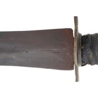 Restored Thomas Leech & Co Tennessee Side Knife with Belt, Frog and Scabbard