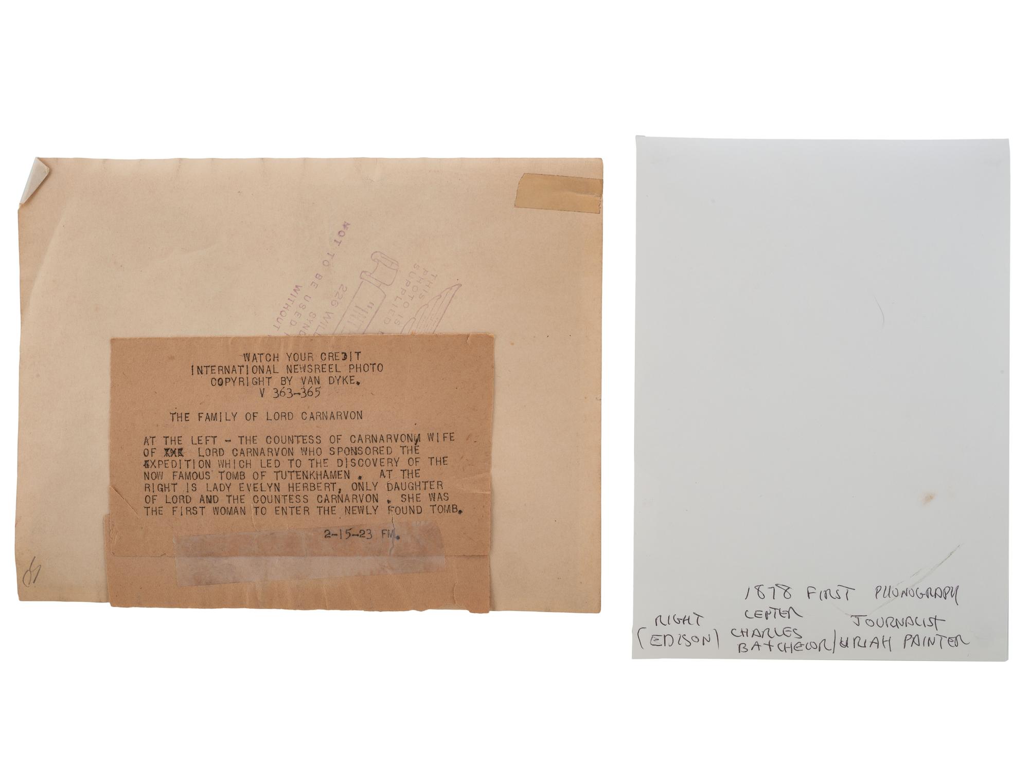 [MISCELLANEOUS]. A large group of photographs, ephemera, and publications from the 19th and 20th centuries.