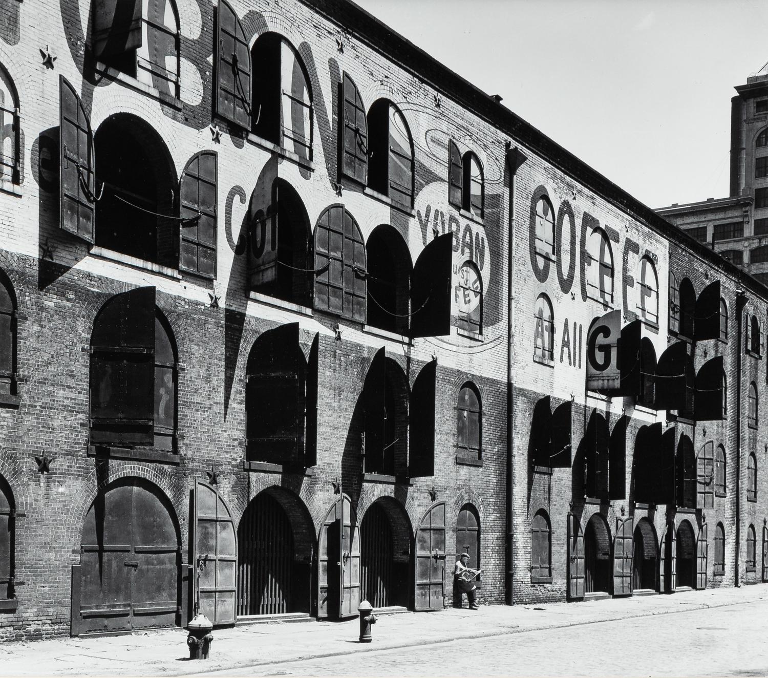 Yuban Coffee Warehouse, Water and Dock Streets, Brooklyn , 1936