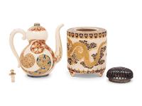 Two Japanese Satsuma Vessels