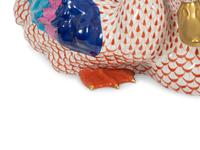 A Herend Porcelain Model of Two Ducks