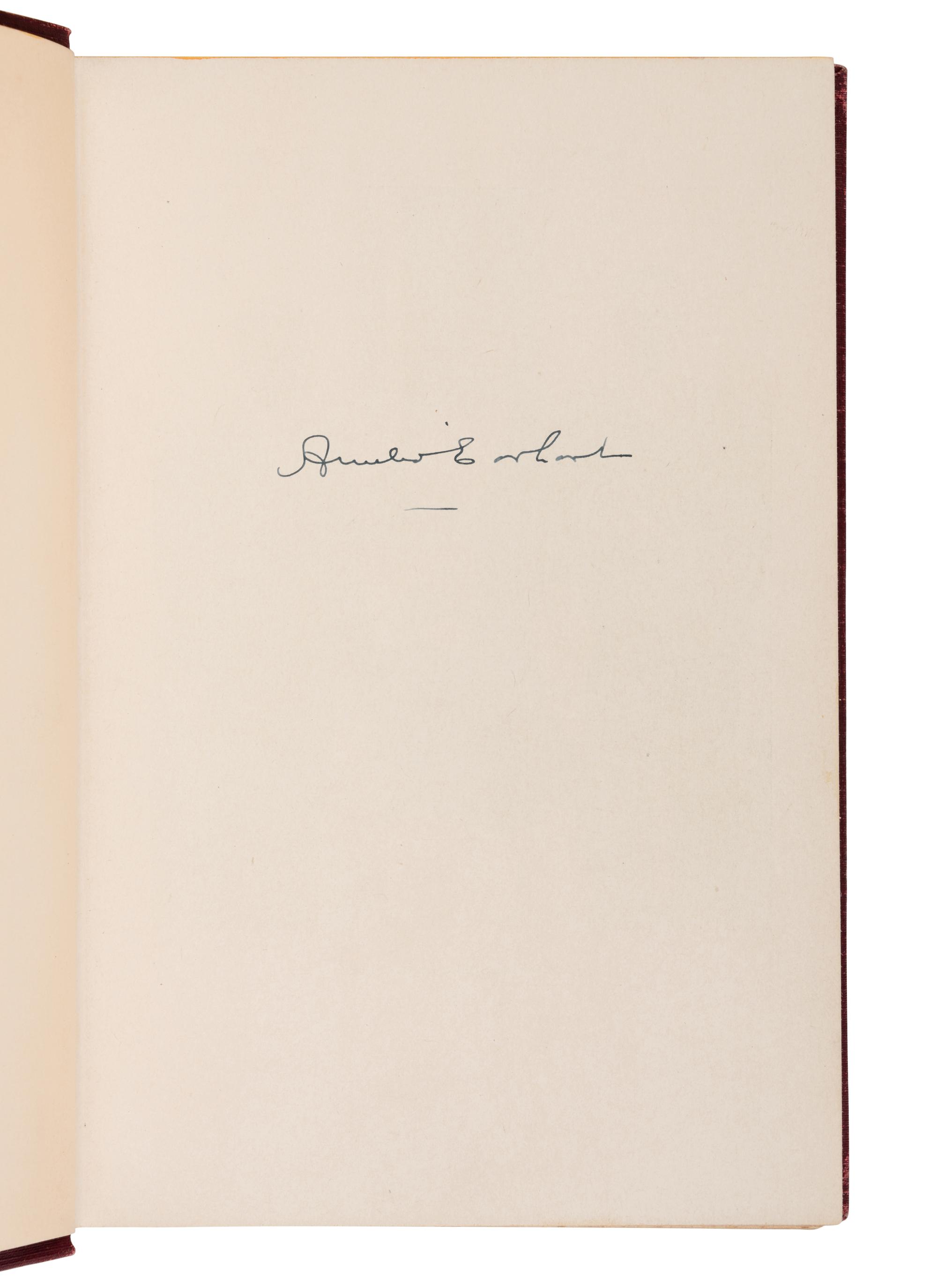 [TRAVEL & EXPLORATION]. EARHART, Amelia (1897-1937). 20 Hrs. 40 Min. Our Flight in the Friendship. New York: G.P. Putnam's Sons, 1928.