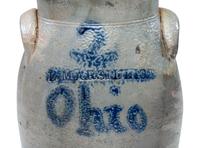 An L. Marsilliot Two-Gallon Block 'Ohio' Stoneware Crock