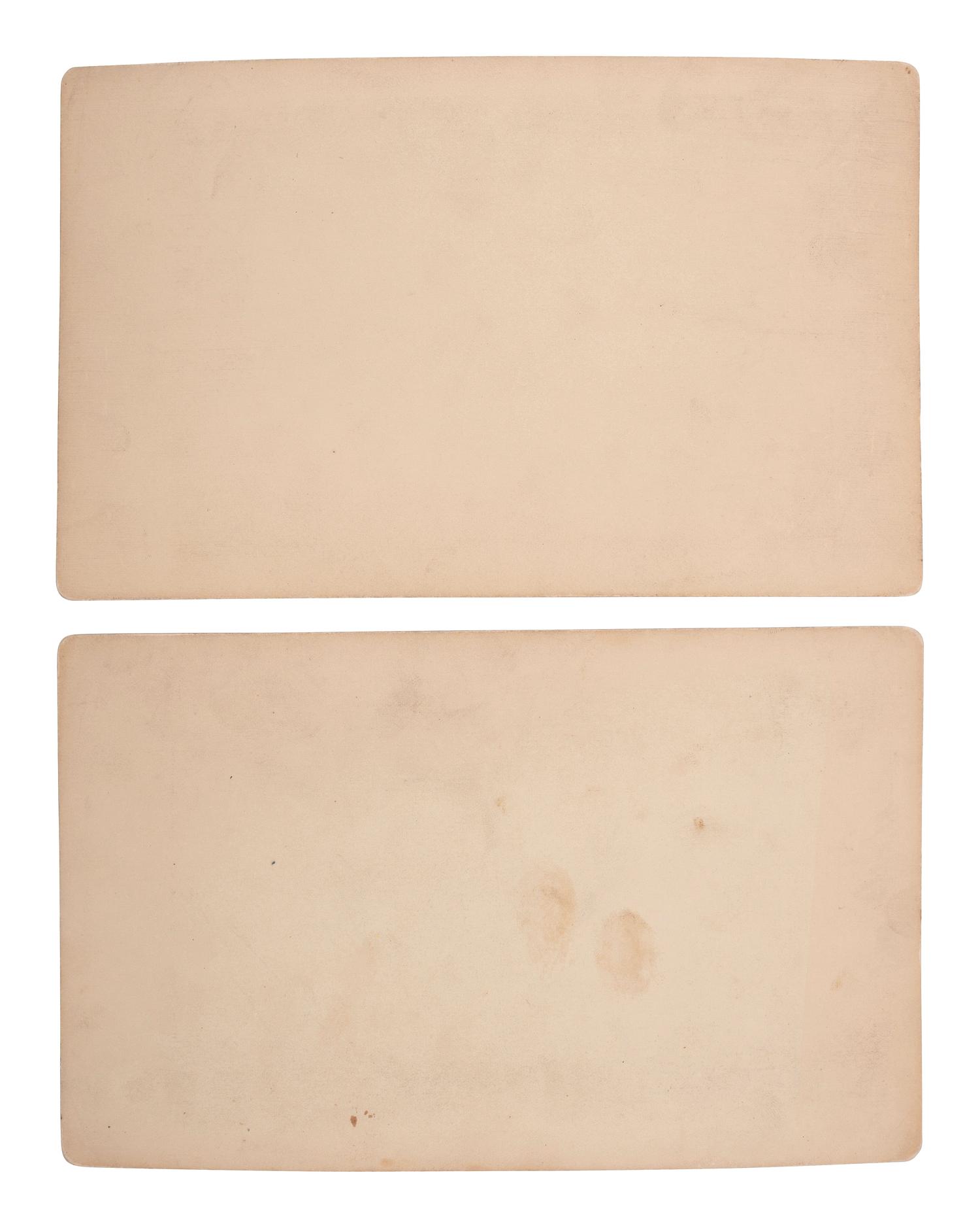 [NATIVE AMERICANS]. LENNY & SAWYERS, photogs. 2 boudoir photographs of Comanche subjects.