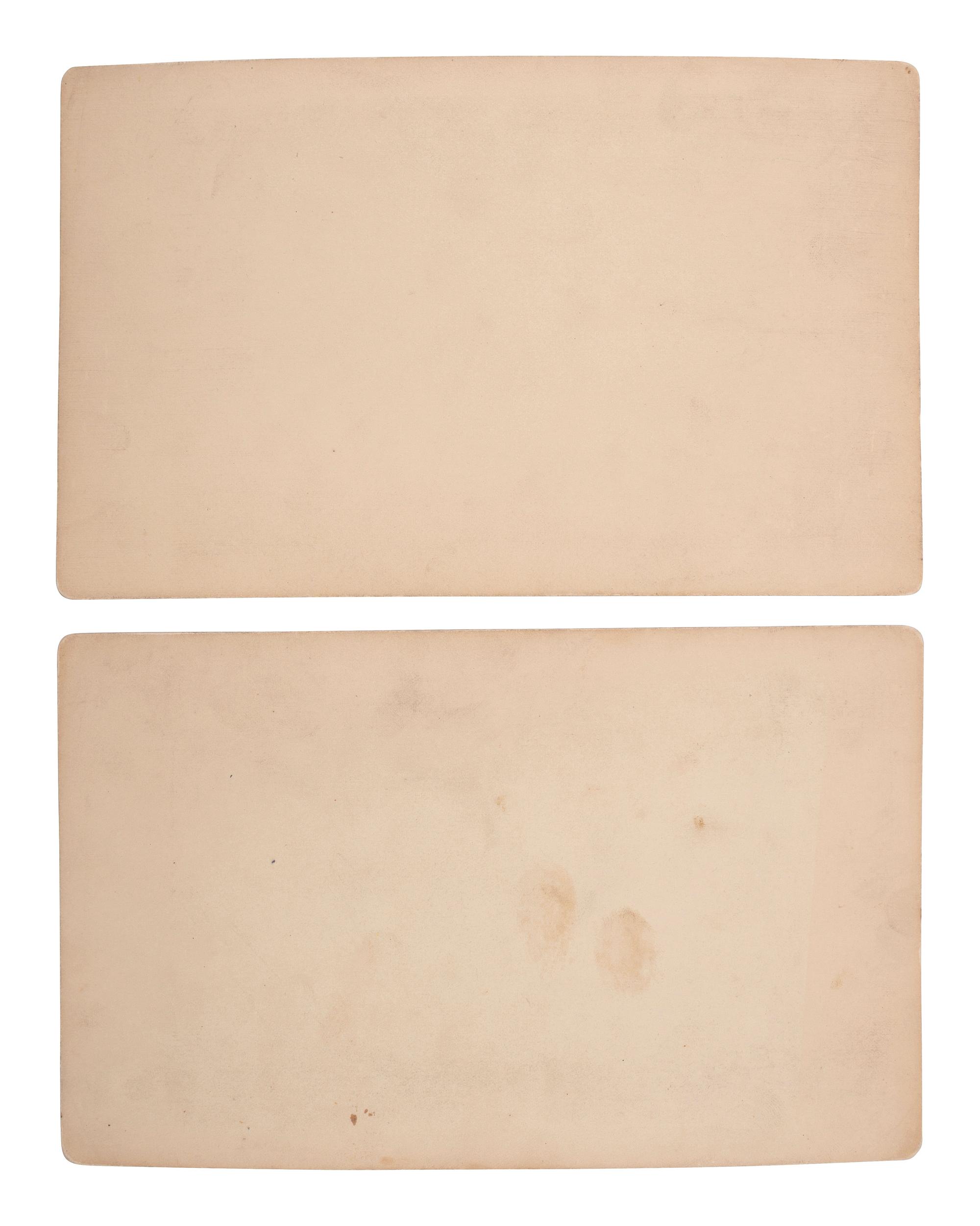 [NATIVE AMERICANS]. LENNY & SAWYERS, photogs. 2 boudoir photographs of Comanche subjects.
