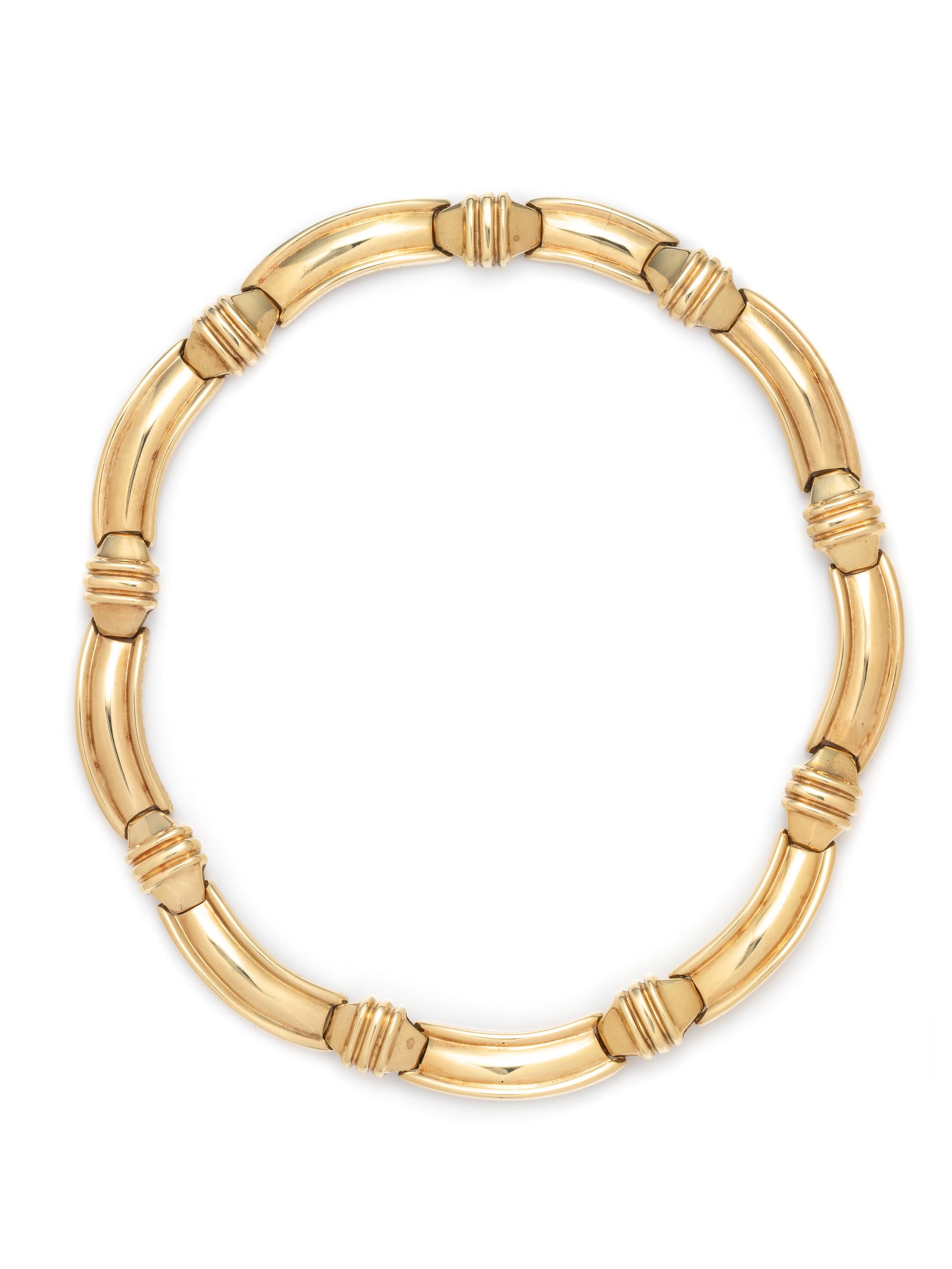 CONVERTIBLE YELLOW GOLD AND DIAMOND NECKLACE