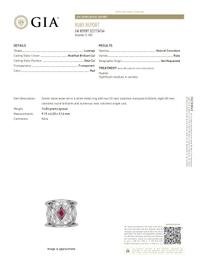 Diamond, Ruby, and White Gold Ring