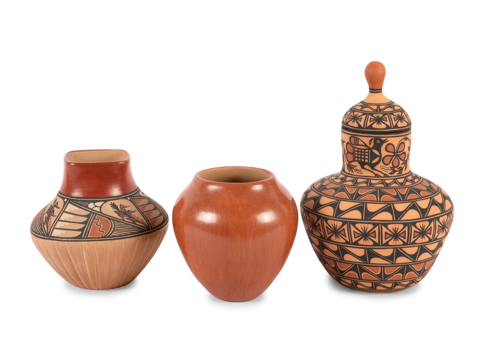 Collection of Jemez and Kewa Pueblo Pottery