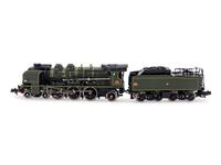 A Factory Boxed Fulgurex Polychrome N-Gauge S.N.C.F 4-6-2 Locomotive and Tender
