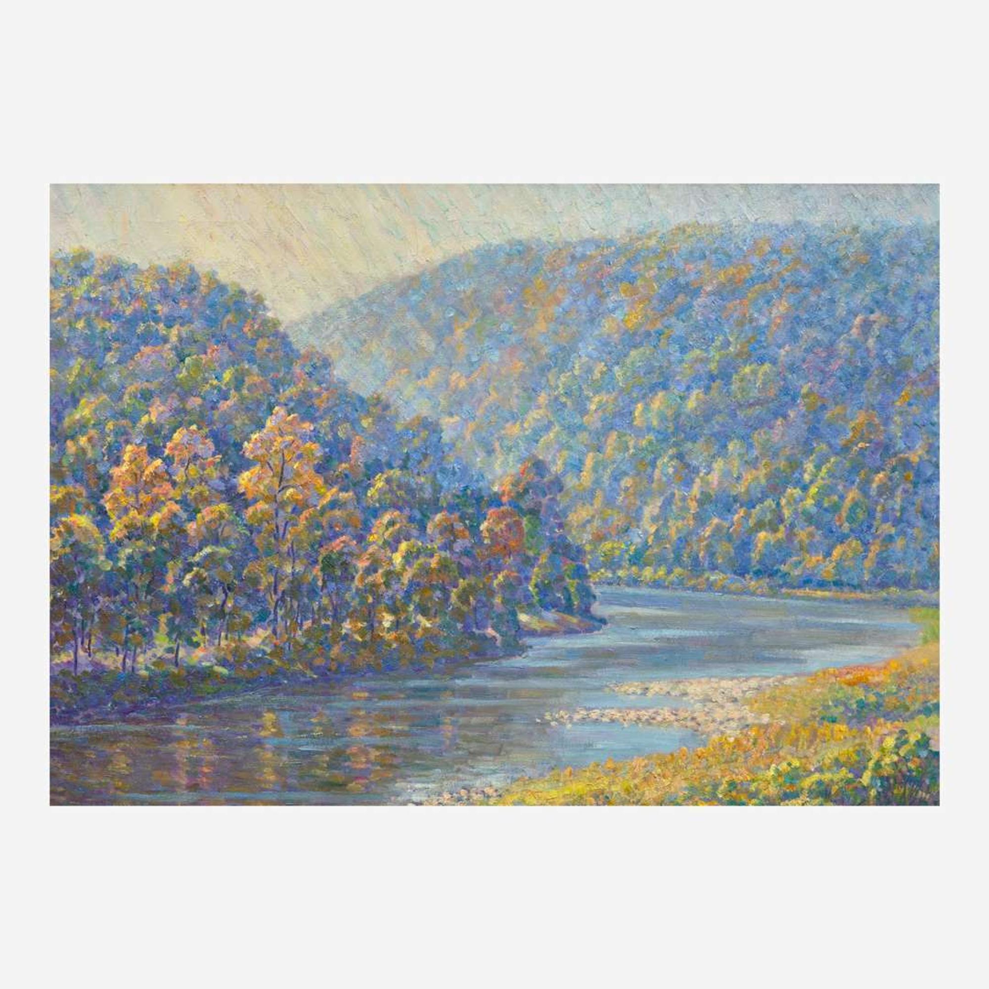 Samuel George Phillips (American, 1890–1965) Morning on the Delaware