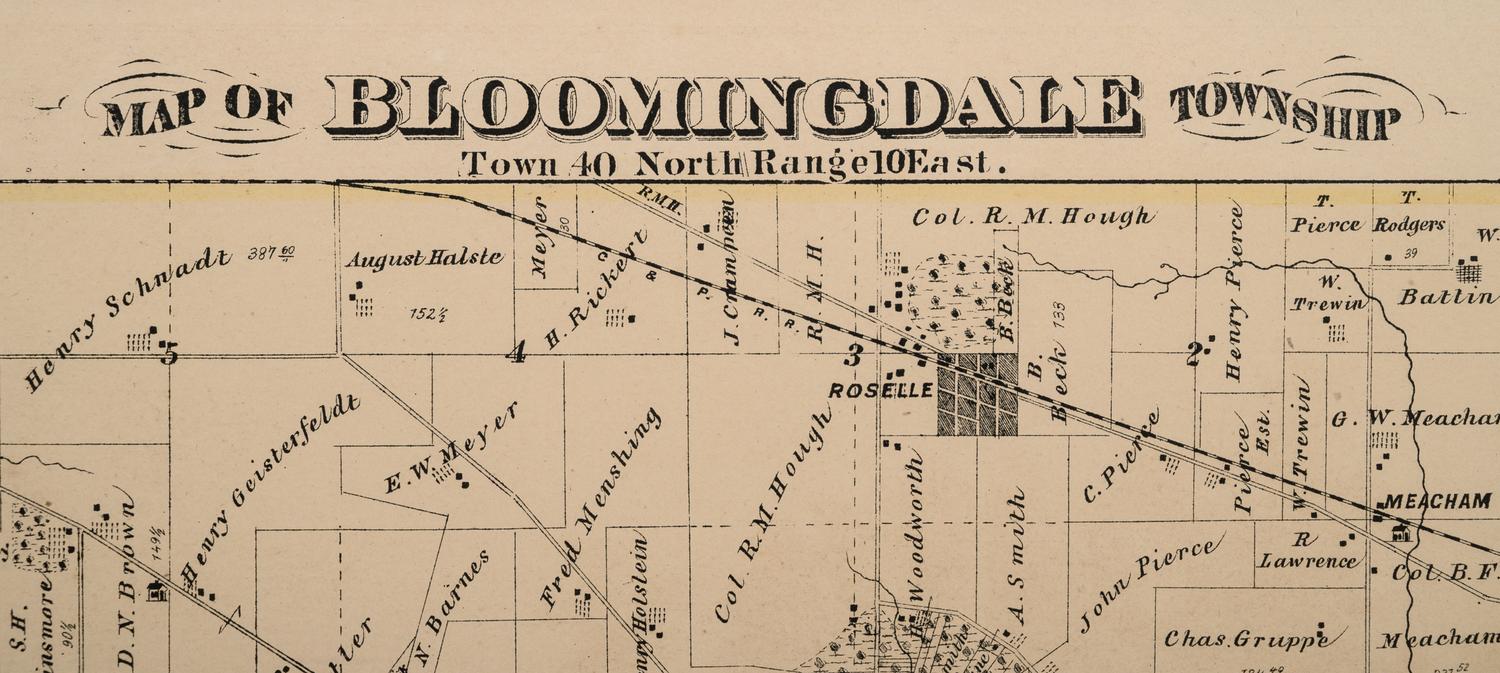 A group of 14 19th and 20th century maps, comprising: