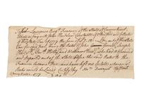 [REVOLUTIONARY WAR]. Documents related to payment of Connecticut soldiers.