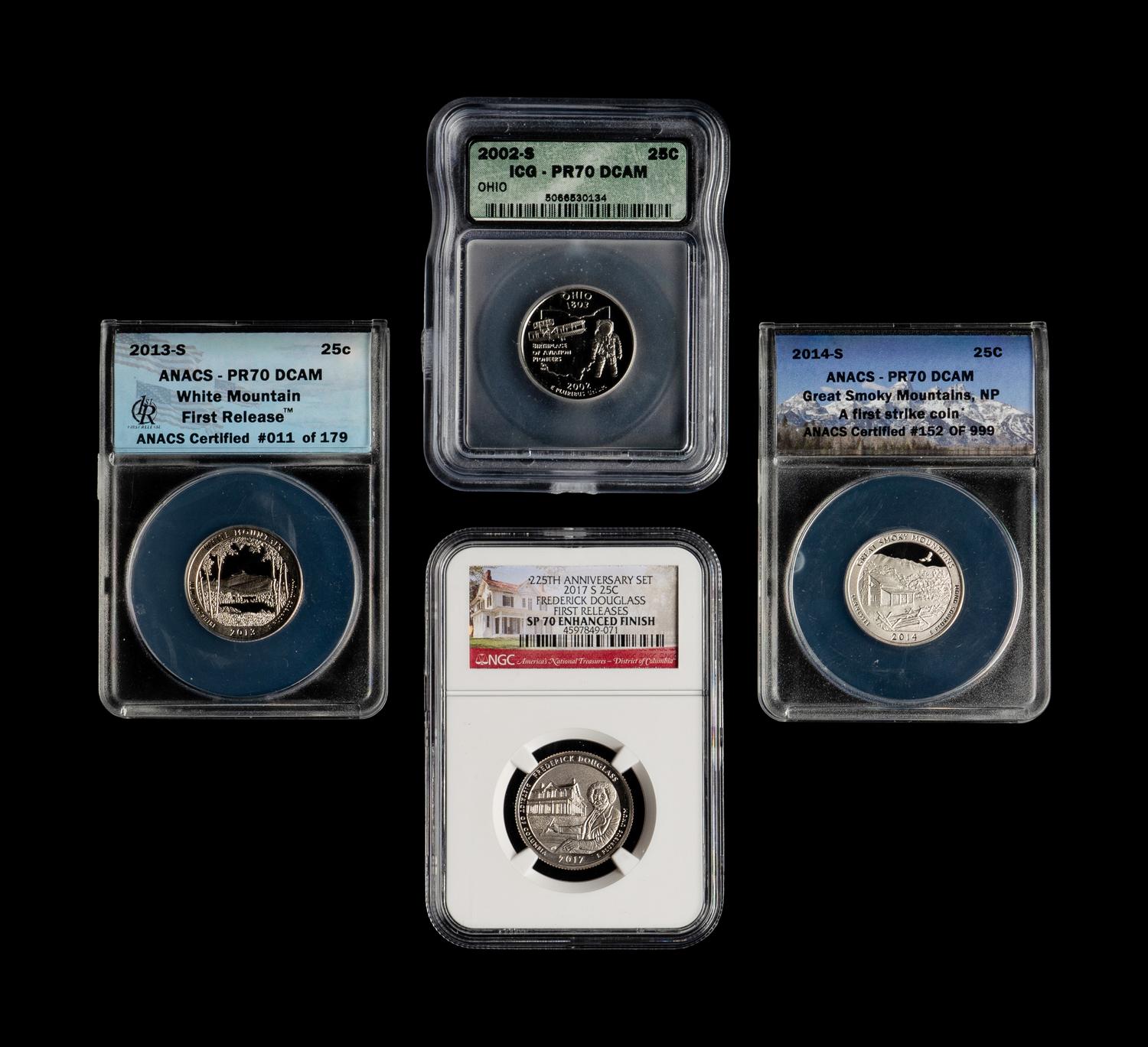 A Very Large Collection of Statehood, Territory and America the Beautiful 25c Clad Mint Coins and Proofs
