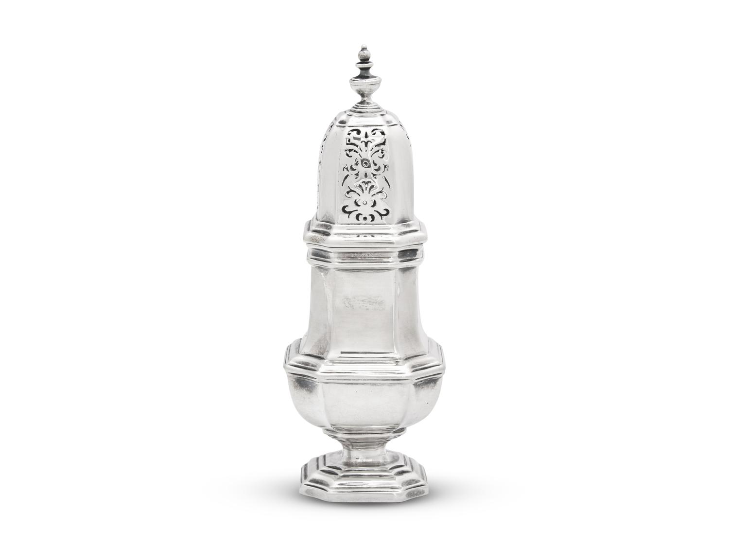 A George V Britannia Silver Caster