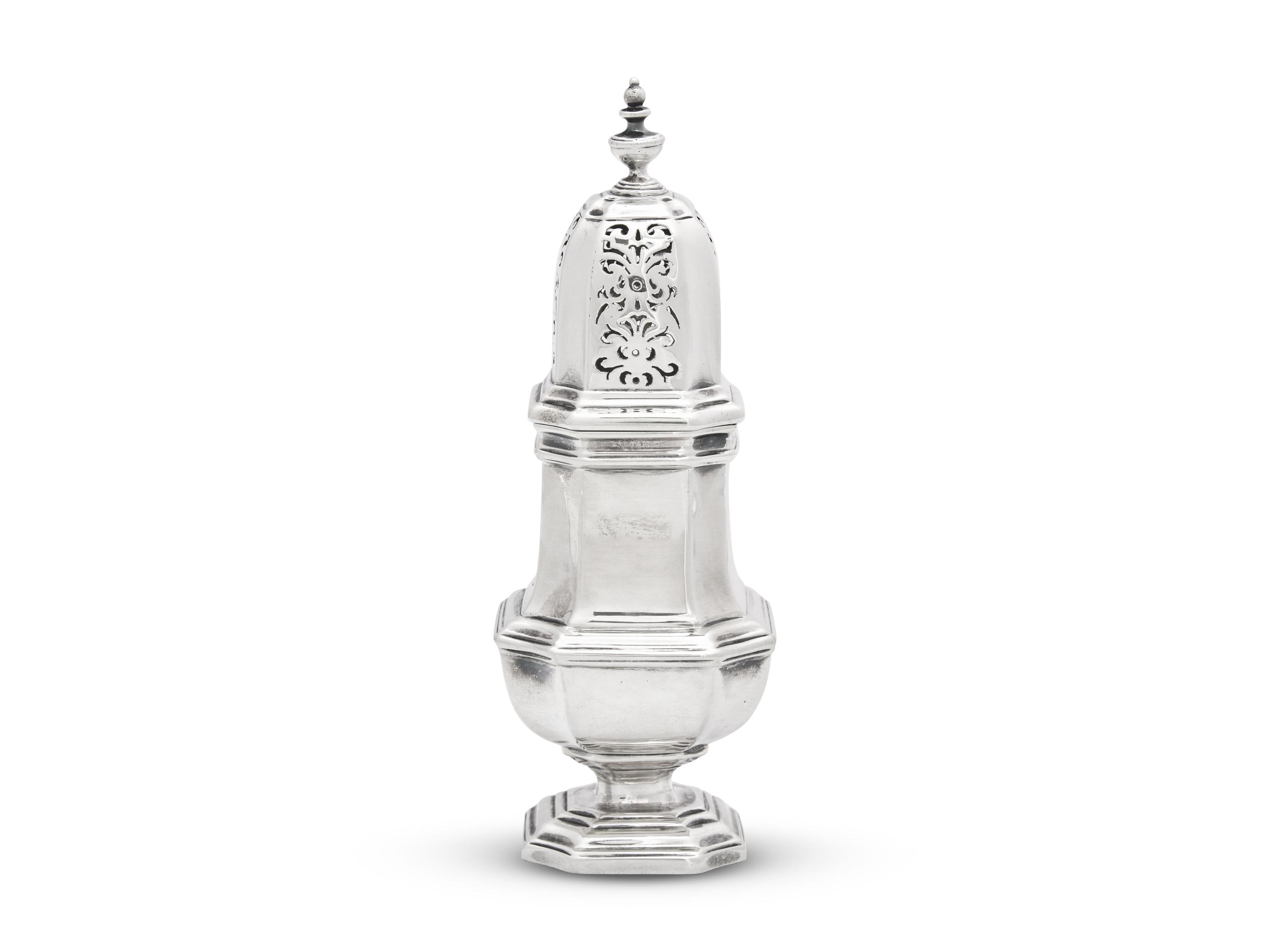 A George V Britannia Silver Caster