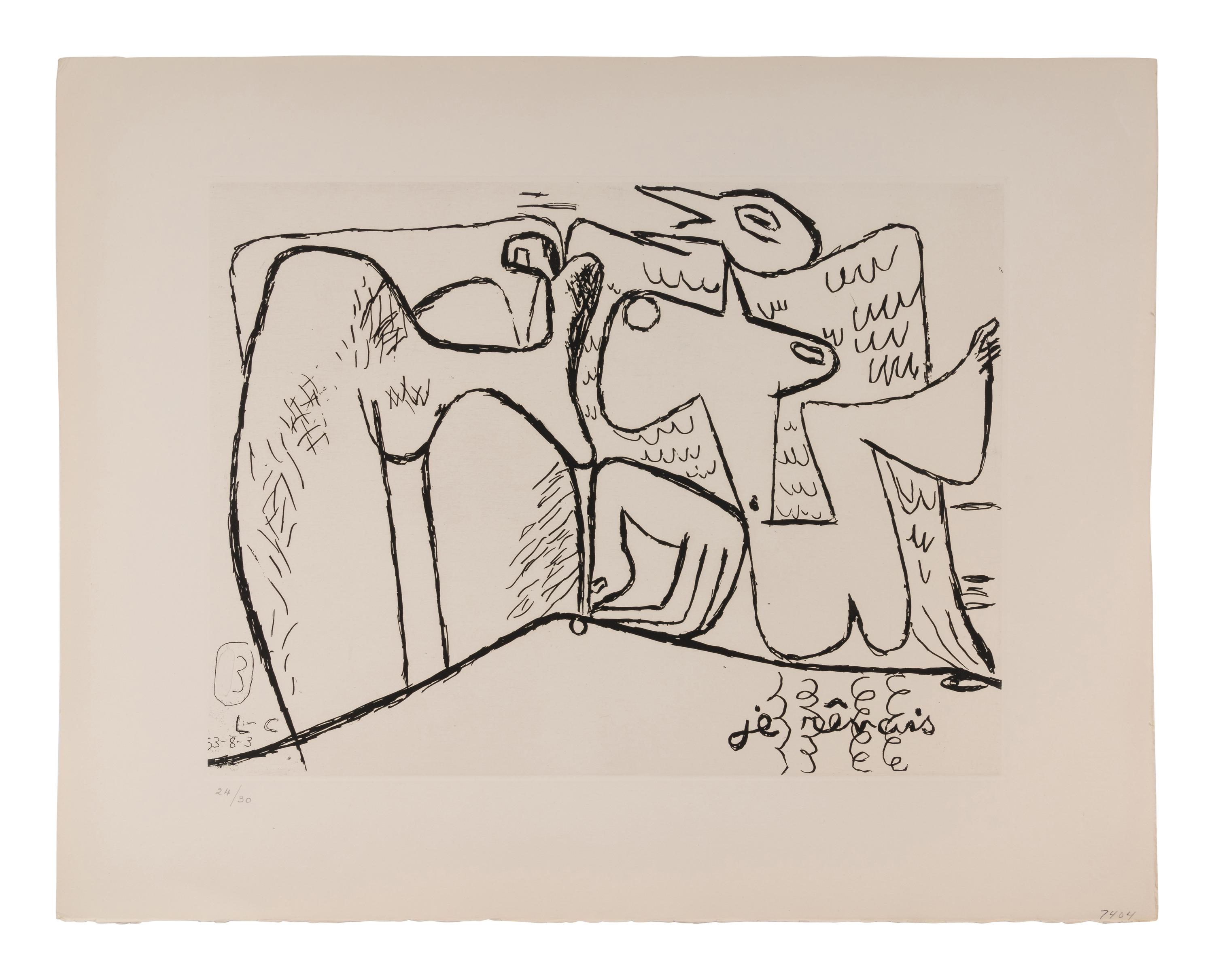 A group of three prints from Unité, 1963-65