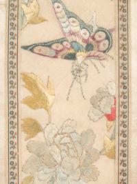 Three Chinese Embroidered Silk Sleeve Bands