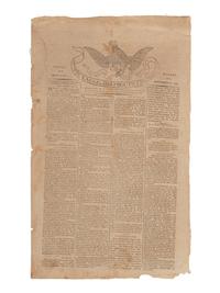 [COLONIAL]. Proceedings of the Grand Federal Convention broadside.