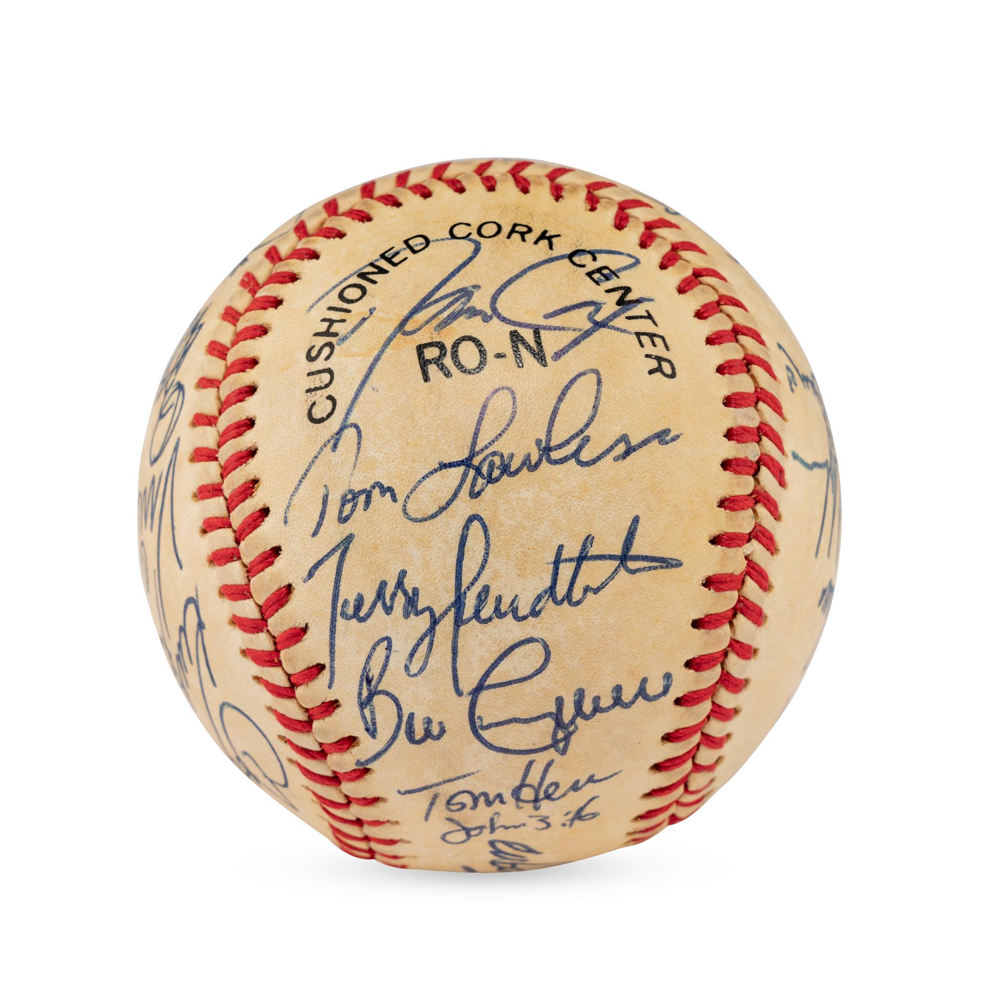 A 1985 St. Louis Cardinals Team Signed Autograph Baseball (Beckett Authentication Services)