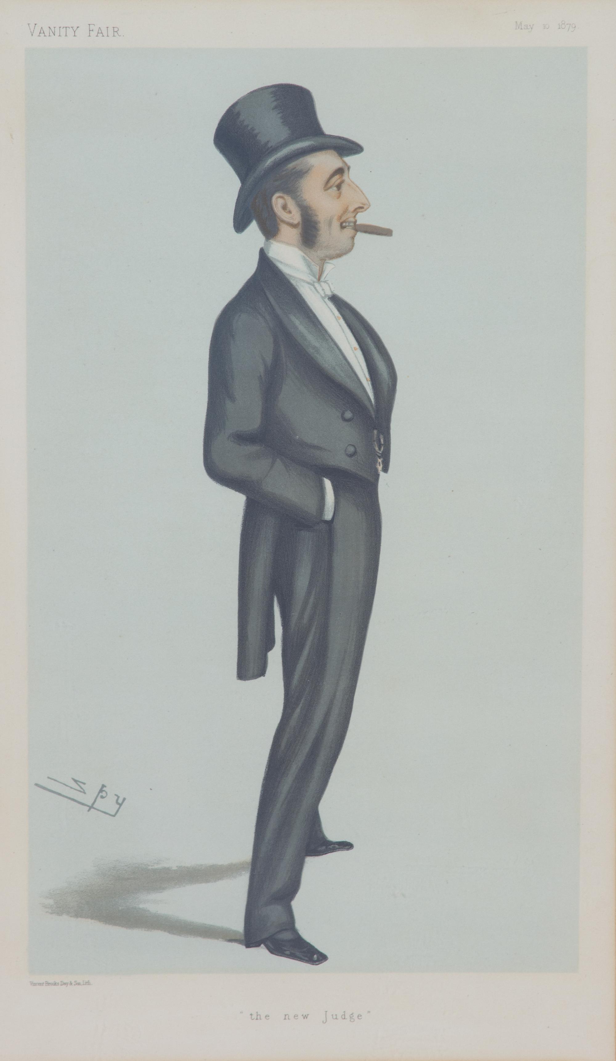 A Collection of Vanity Fair Judge and Gentleman Prints Largest framed 21 x 26 inches. — 20TH CENTURY