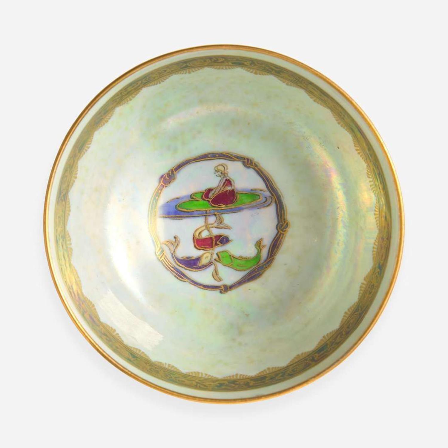 A Wedgwood Daisy Makeig-Jones (1881-1945) Designed Fairyland Lustre Bowl UK, 1920s