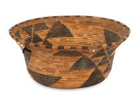Pomo Basket, with Shell Beads